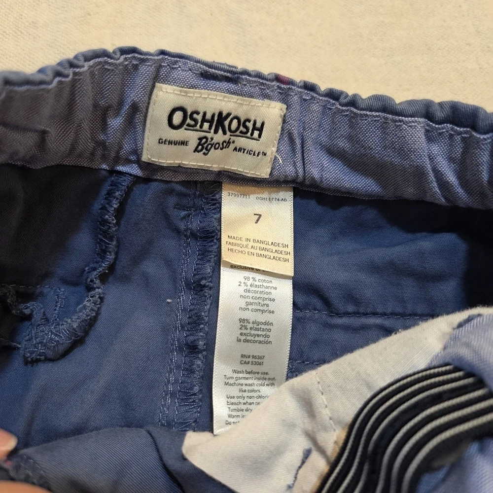OshKosh B'gosh Blue Elastic Waist Shorts